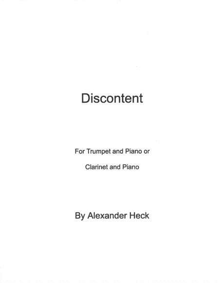 Discontent