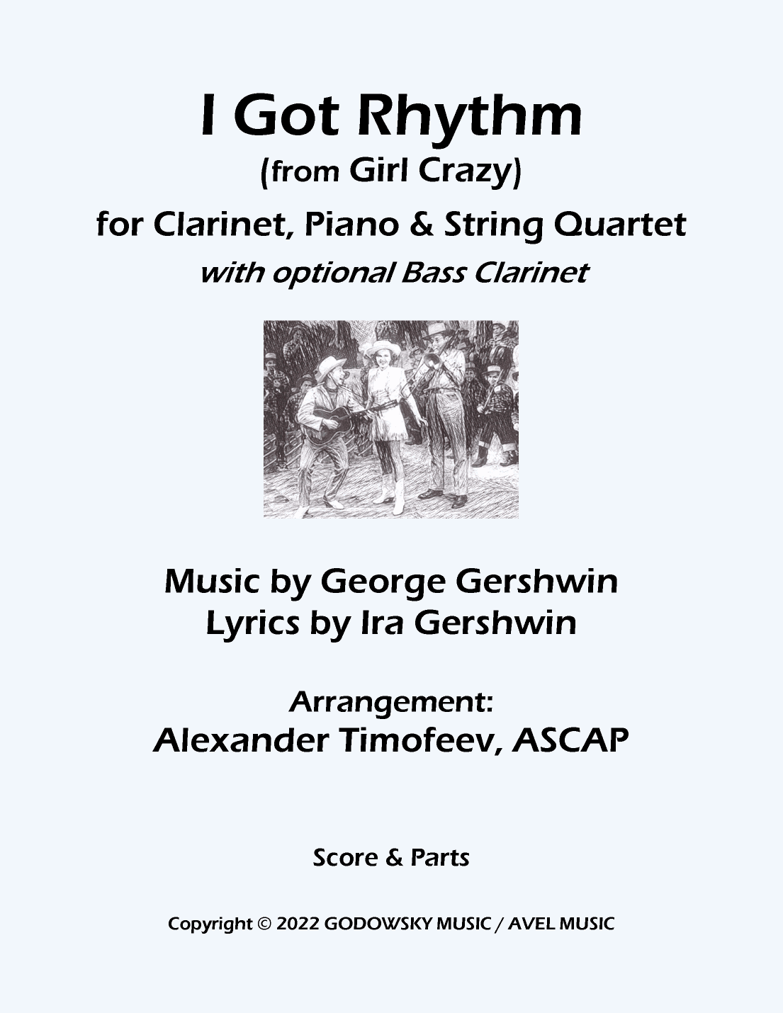 Girl Crazy Musical Notebook (arr. Alexander Timofeev)