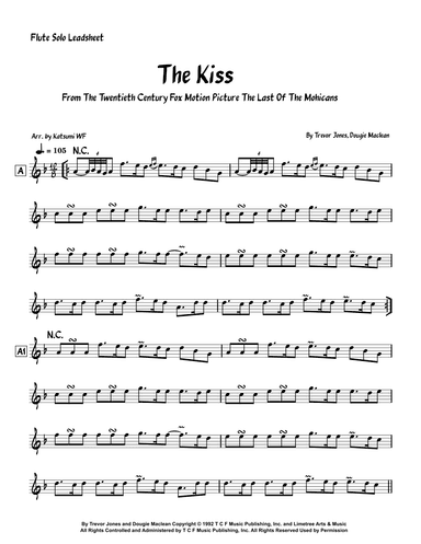 The Kiss (arr. Katsumi WF)