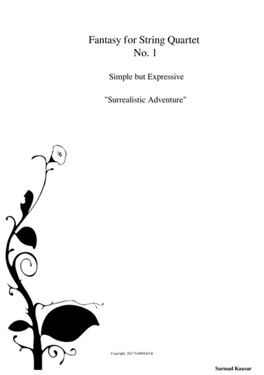 A Fantasy for String Quartet (Adventure/Movement no. 1)