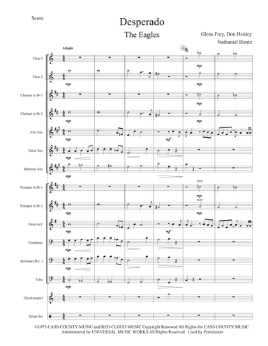 Desperado (arr. Nathaniel Hontz)