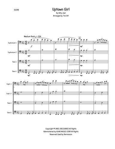 Uptown Girl (arr. Tim Olt)