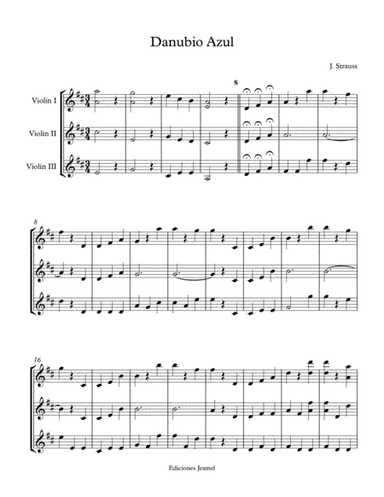 Blue Danube (arr. Salvador Meléndez)