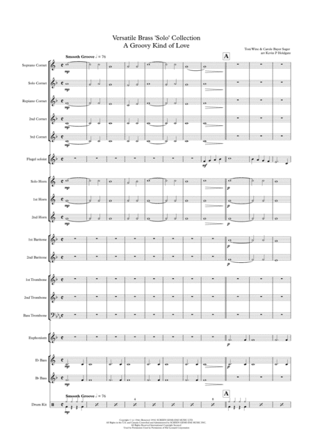 A Groovy Kind Of Love (arr. Kevin P Holdgate)