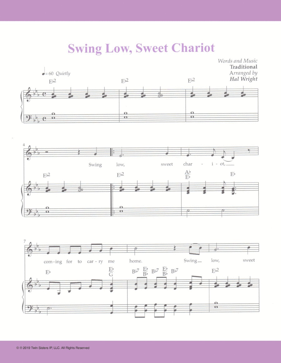 Swing Low Sweet Chariot (arr. Hal Wright)