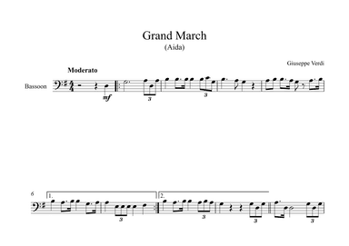 Grand March (Aida) - Giuseppe Verdi (Trombone) (arr. Digital Book Music)