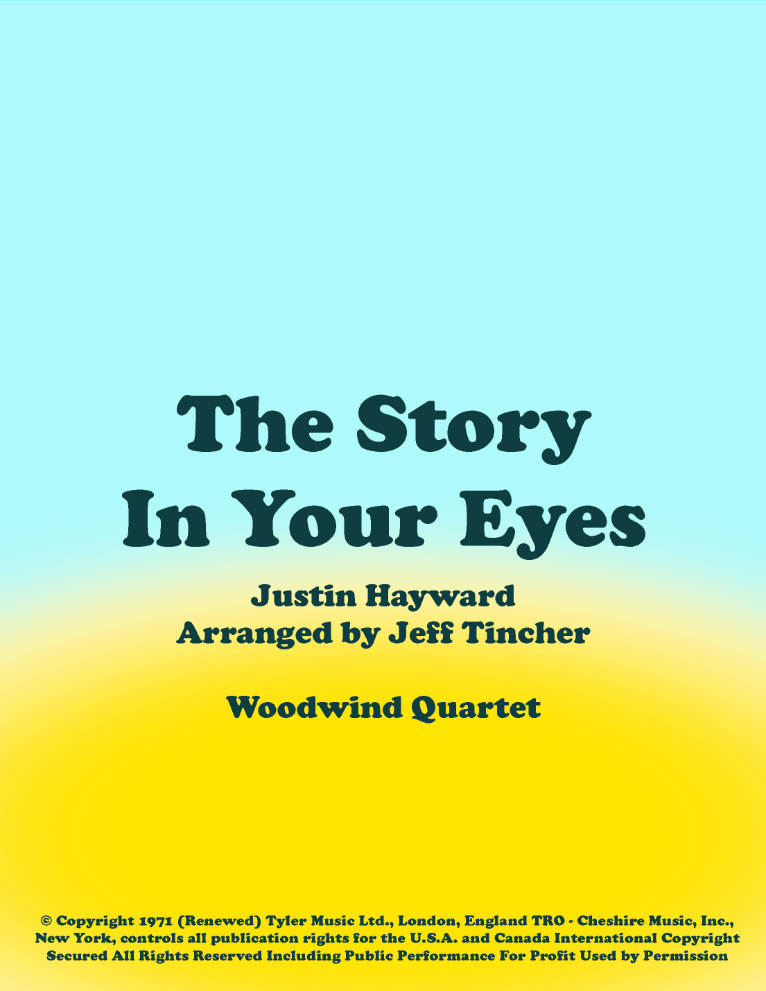 The Story In Your Eyes (arr. Jeff Tincher)