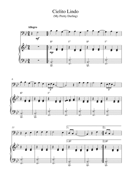 Cielito Lindo (My Pretty Darling) (arr. Kaiserin Rebecca)