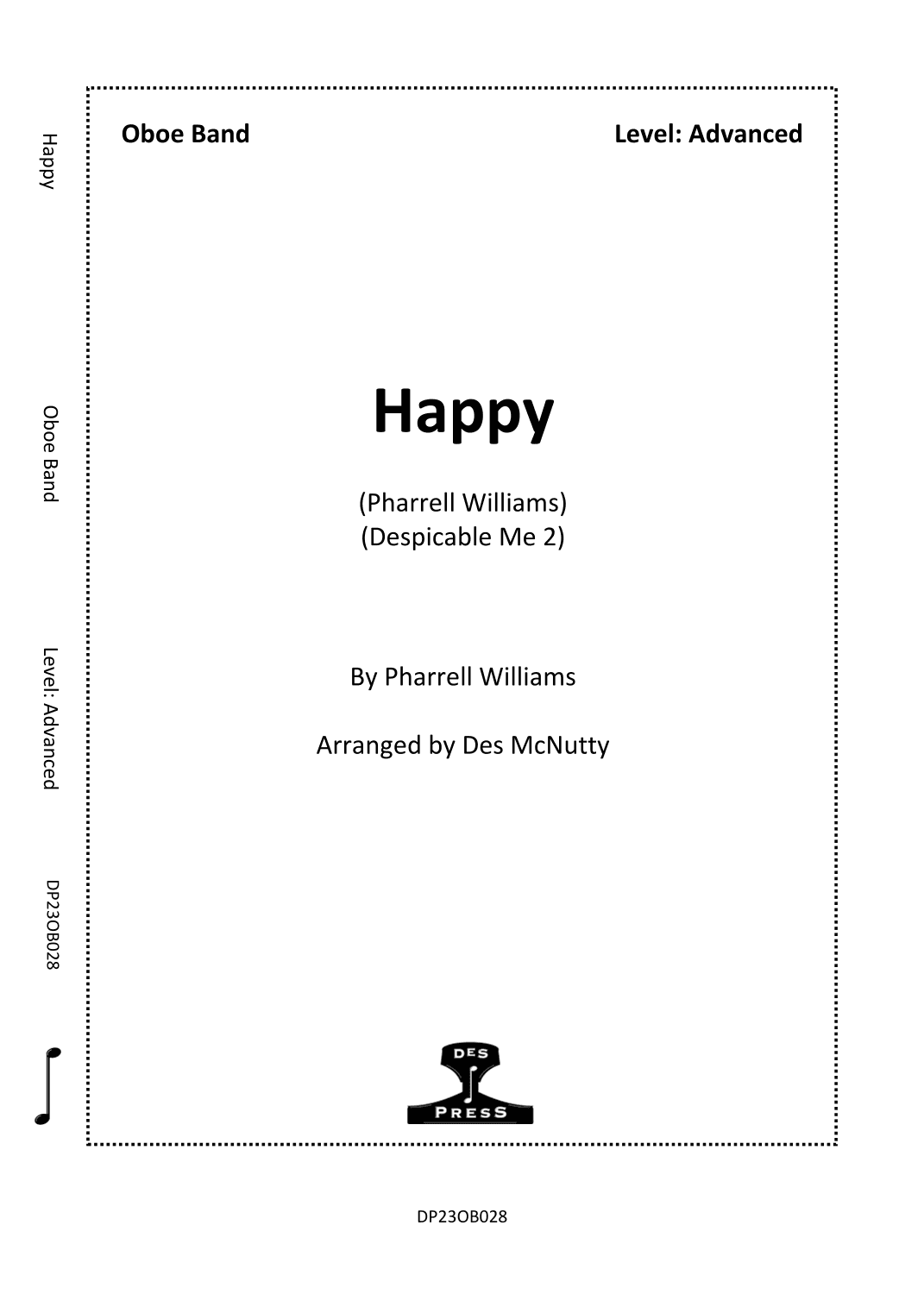 Happy (arr. Des McNutty)