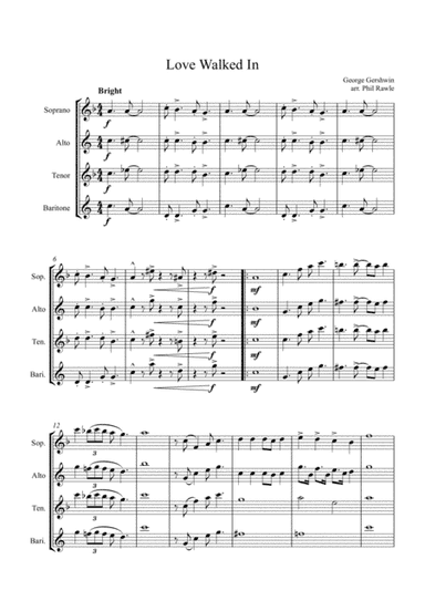 Love Walked In from GOLDWYN FOLLIES (arr. Phil Rawle)