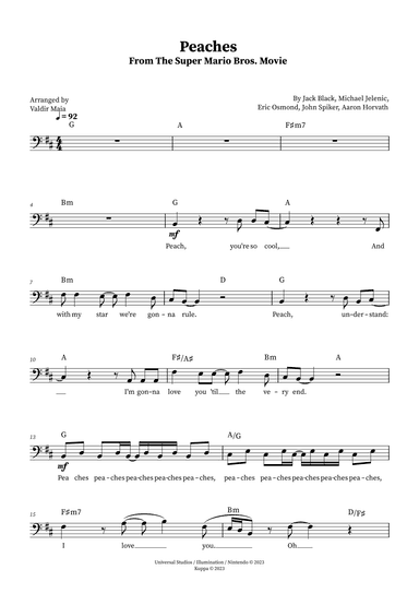 Peaches (arr. Valdir Maia)
