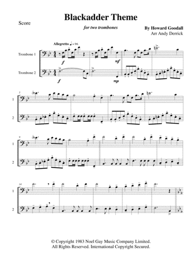 Blackadder Theme (arr. Andy Derrick)