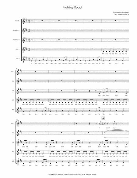 Holiday Road (arr. Shawn Pearce)