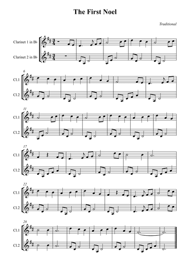 The First Noel (arr. Wesley S. SIlva)