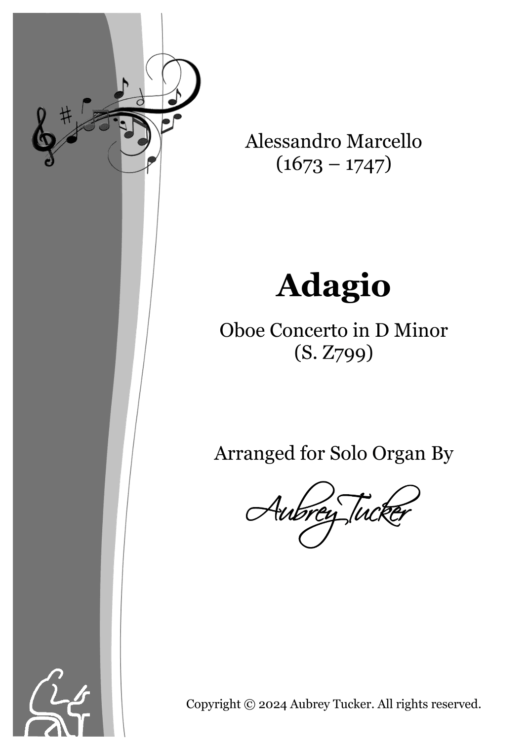 Organ: Adagio (Oboe Concerto in D Minor, S. Z799) - Alessandro Marcello (arr. Aubrey Tucker)