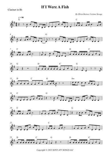 If I Were A Fish (arr. Wesley S. SIlva)