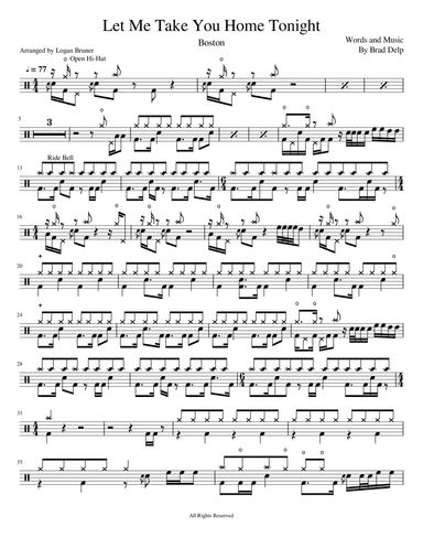 Let Me Take You Home Tonight (arr. Logan Bruner)