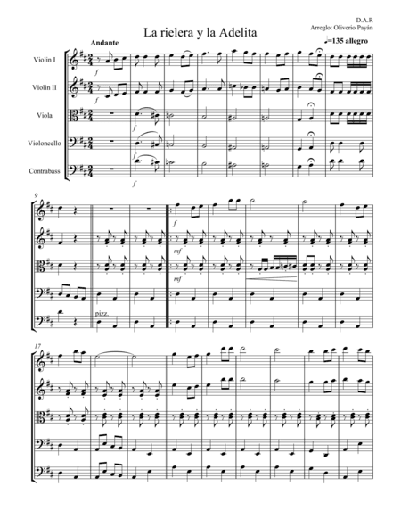 La Rielera y la Adelita songs from the Mexican revolution (arr. Oliver Payán)