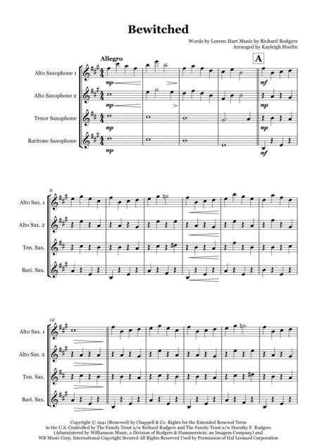 Bewitched (arr. Kayleigh Huelin)