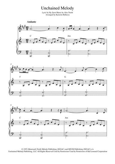Unchained Melody (arr. Kaiserin Rebecca)