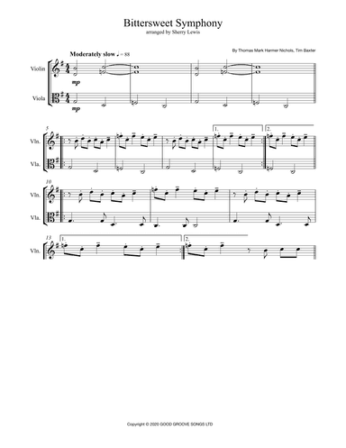 Bittersweet Symphony (arr. Sherry Lewis)