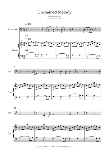 Unchained Melody (arr. Matthew pyeon)