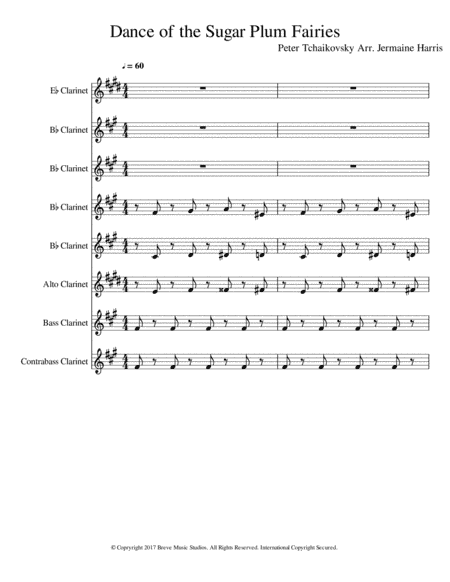 Dance Of The Sugar Plum Fairies (arr. Jermaine Harris)