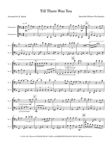 Till There Was You (arr. K. Speck)
