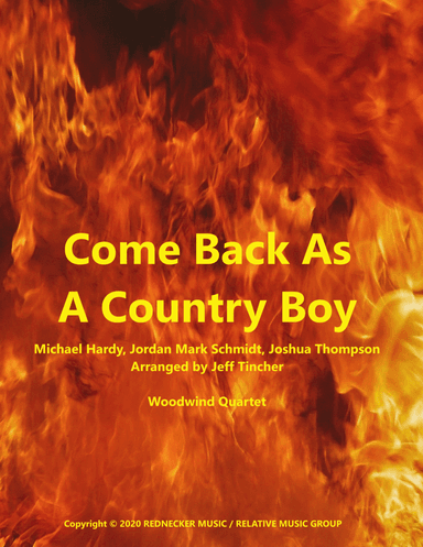 Comeback As A Country Boy (arr. Jeff Tincher)