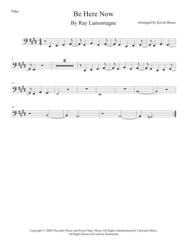 Be Here Now (arr. Kevin Busse)
