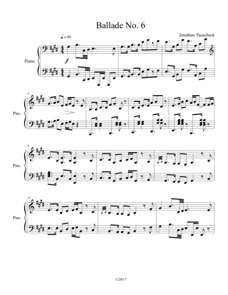 Ballade No. 6