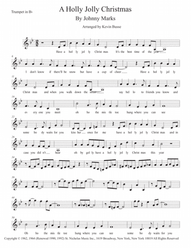A Holly Jolly Christmas (arr. Kevin Busse)