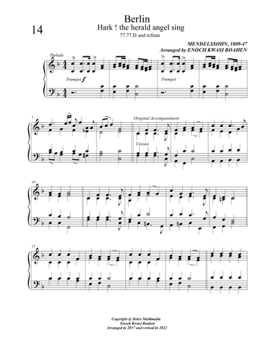 Berlin ( Hymn tune ) (arr. Enoch Kwasi Boahen)
