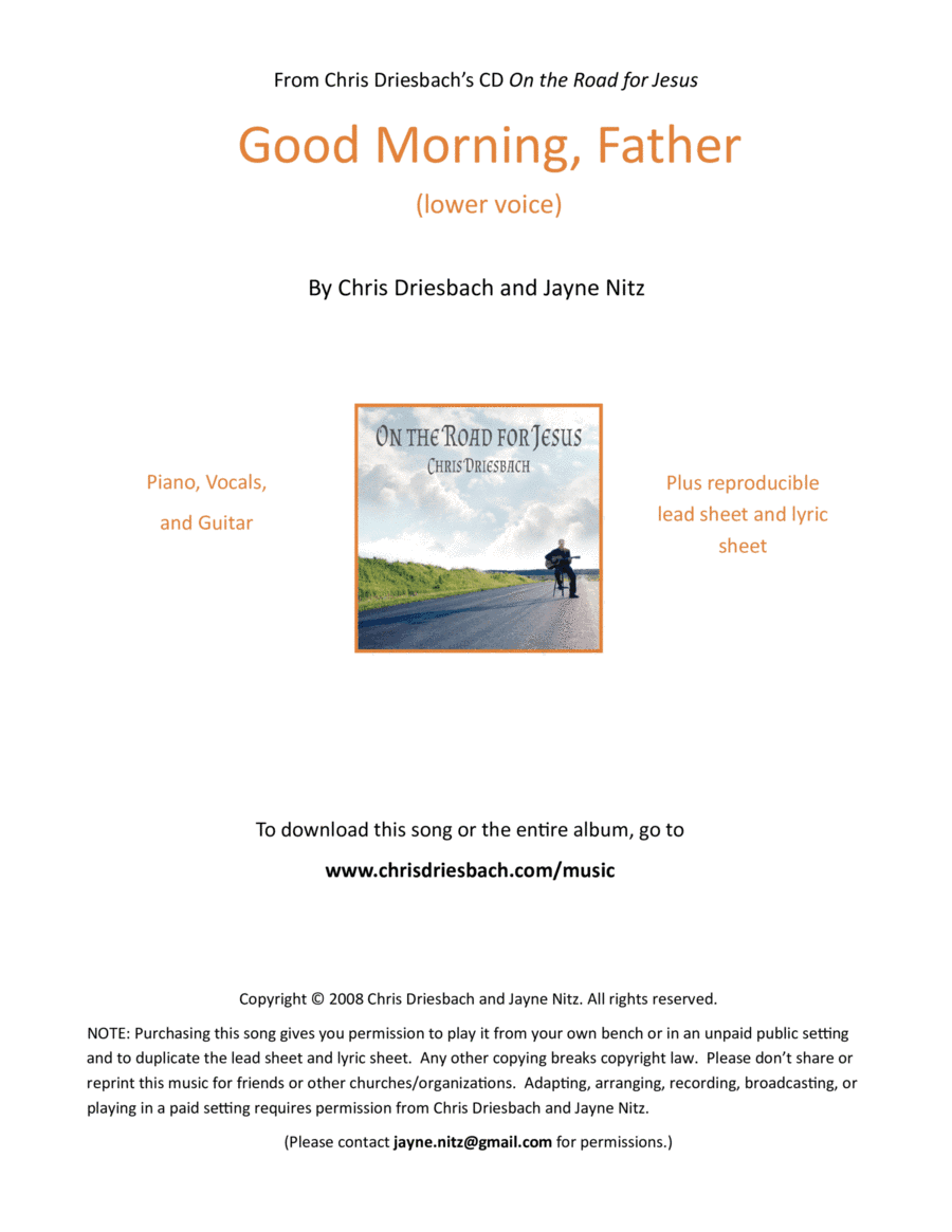 Good Morning, Father (low voice)