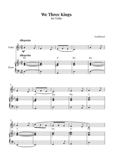 We Three Kings (arr. GDJ)