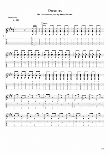 Dreams (arr. Daryl Shawn)