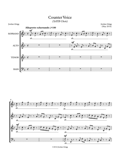 Counter Voice (SATB Choir)