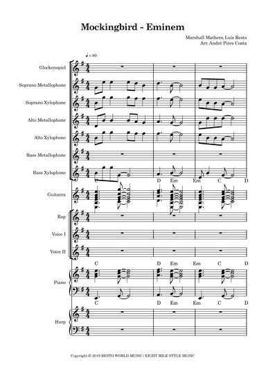 Mockingbird (arr. André Pires Costa, A. P. Costa, Andre Pires Costa)