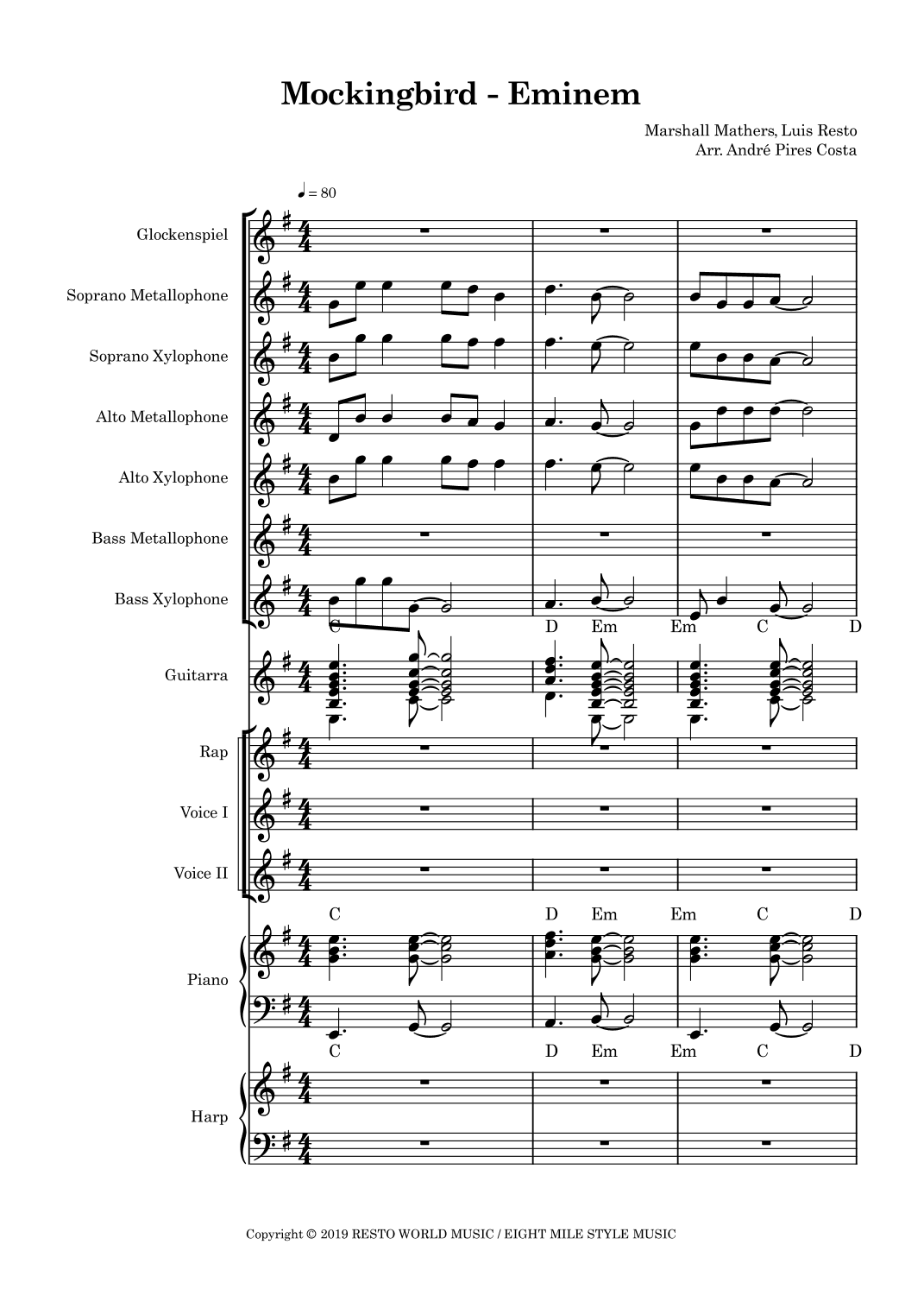 Mockingbird (arr. André Pires Costa, A. P. Costa, Andre Pires Costa)