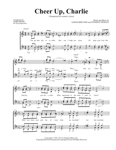 Cheer Up, Charlie (arr. James Henry)