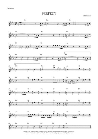 Perfect (arr. Cadenza Editions)