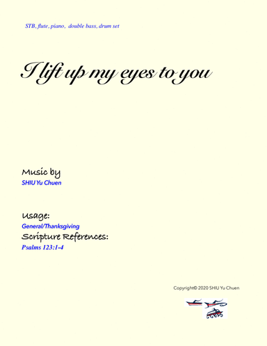 I lift up my eyes to You