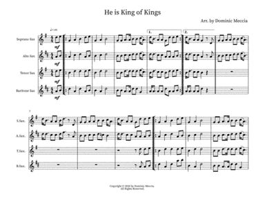 He is King of Kings (arr. Dominic Meccia)