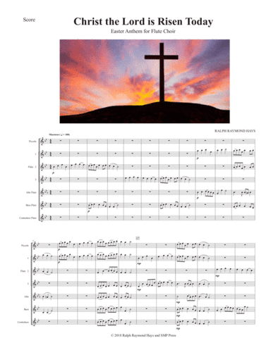 Christ the Lord is Risen Today (for flute choir) (arr. Ralph Raymond Hays)