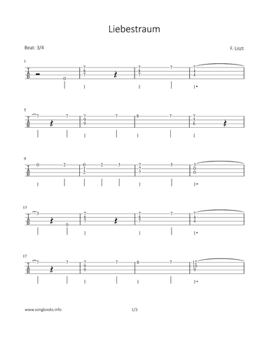 Liebestraum (arr. Bettina Schipp)