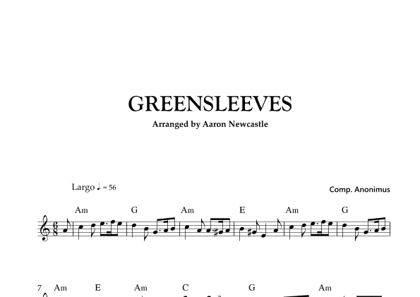 Greensleeves (arr. Aaron Newcastle)