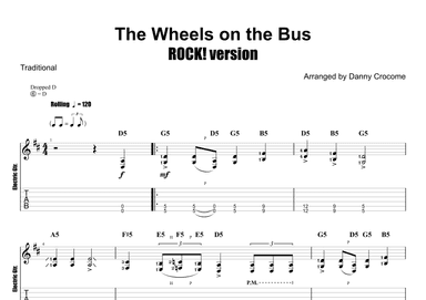 The Wheels on the Bus (ROCK! version) (arr. Danny Crocome)