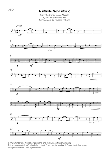 A Whole New World (arr. Rodrigo Faleiros)