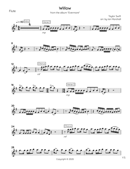 Willow (arr. Ian Marshall)