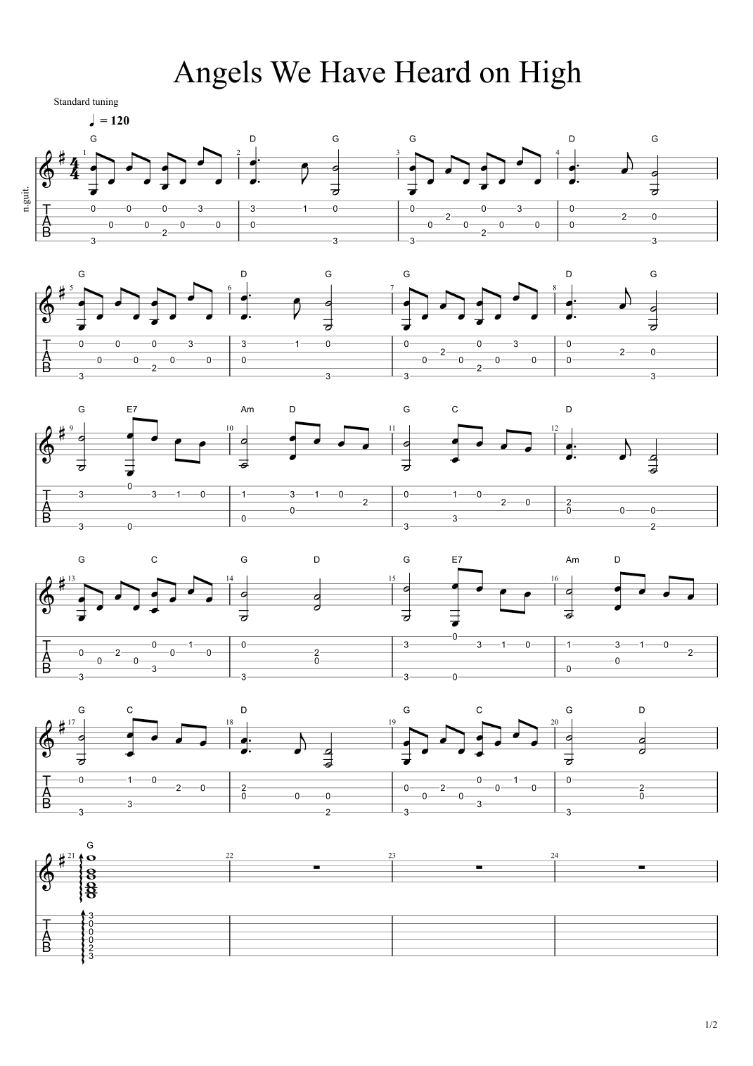 Angels We Have Heard on High (arr. Edina Balczo)